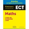 Image de Maths. ect. annales corrigées et commentées. concours 2019/2020/2021/2022
