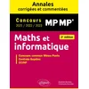 Image de Maths et informatique. mp-mp*. annales corrigées et commentées. concours 2021/2022/2023