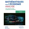 Image de Mathématiques pour l'économie - analyse - licence
