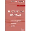Image de Fiche de lecture si c'est un homme de primo levi (analyse littéraire de référence et résumé complet)