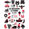 Image de Je découvre le monde en noir, blanc et rouge