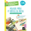 Image de En route pour la production d'écrits cm - policier, fable et art. de presse - 2023 - cahier élève