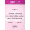 Image de Commande automatique des systèmes lineaires continus cours avec applications utilisant matlab