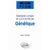 Image de Exercices corrigés et commentés de génétique - PCEM 1, pharmacie, DEUG B, classes préparatoires
