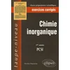 Image de Chimie inorganique - Exercices corrigés - 1ère année PCSI