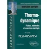 Image de Thermodynamique - 1ère année - PCSI, MPSI, PTSI