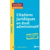 Image de Citations juridiques en droit administratif