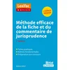 Image de Méthode efficace de la fiche et du commentaire de jurisprudence