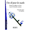 Image de Cle pour les maths 3eme edition