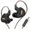 Image de EDX Ecouteurs Intra-Auriculaires Filaires Noir Obsidienne