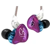 Image de Ecouteurs ZST Casque filaire intra-auriculaires Violet / Sans microphone