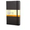 Image de Carnet classique ligné format de poche Couverture rigide Noir