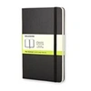 Image de Carnet classique grand format A pages blanches Couverture rigide Noir