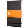 Image de Carnet Reporter classique format de poche ligné couverture rigide Noir