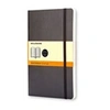 Image de Carnet classique grand format ligné Couverture souple Noir