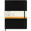 Image de Carnet classique très grand format ligné Couverture souple Noir