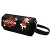 Image de Trousse à crayon Genshin Impact pour Garçon et Filles (PC5515) 20x10x5 cm Noir
