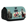 Image de Trousse à crayon Spy x Family pour Garçon et Filles (PC5804) 20x10x7.5 cm Vert