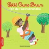 Image de Petit Ours Brun fait de l'accrobranche