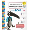 Image de Mon cahier d'écriture lettres bâtons avec loup
