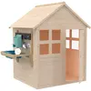 Image de Maisonnette avec plancher et cuisine en bois marron fsc®