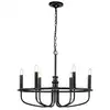 Image de Lustre en acier finition noir