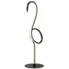 Image de Lampe à poser LED en métal noir H:50cm
