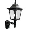 Image de Applique murale lanterne noir h. 48 cm
