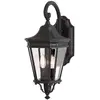 Image de Lanterne murale noire h. 52 cm