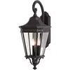 Image de Lanterne murale noire h. 76 cm