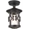 Image de Plafón exterior estilo clásico con farol decorativo