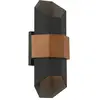 Image de Lanterne Murale LED noire h. 39 cm