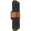 Image de Lanterne Murale LED noire h. 52 cm