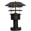 Image de Borne finition noire h. 30 cm