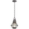 Image de Suspension zinc vieilli chute min / max : 37 cm - 223 cm