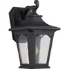 Image de Applique murale Lanterne noir h. 32 cm