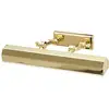 Image de Applique pour tableau acier laiton poli 402mm