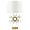 Image de Lampe de table en acier doux et or vieiili
