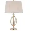 Image de Lampe de table en métal laiton poli H:58cm
