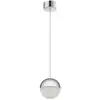Image de Suspension en alluminium, fer et acrylique finition chrome poli