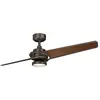 Image de Ventilateur de plafond led 142 cm acier bronze