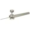 Image de Ventilateur de plafond led 142 cm acier nickel