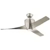 Image de Ventilateur de plafond led 142 cm abs nickel brossé