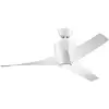 Image de Ventilateur de plafond led 142 cm abs blanc