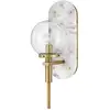 Image de Applique Murale Acier, Verre transparent Laiton Héritage