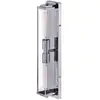 Image de Applique Murale Acier, Acrylique transparent Chrome Poli
