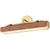 Image de Applique Murale Acier, Vegan Leather, Laiton Vintage