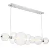 Image de Suspension Aluminium, Acier, Verre transparent, Chrome Poli