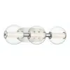 Image de Applique Murale Aluminium, Acier, Verre transparent Chrome Poli