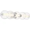 Image de Applique Murale Aluminium, Acier, Verre transparent Chrome Poli